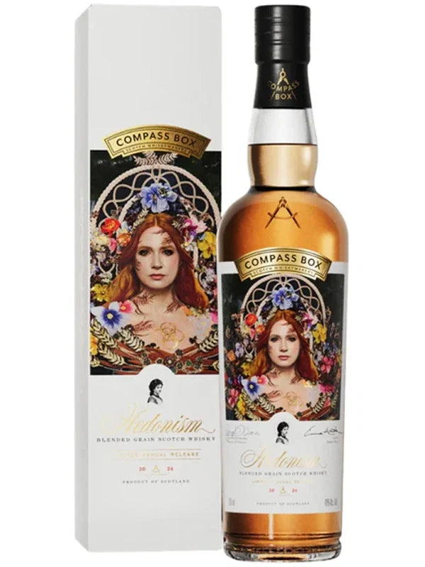 Buy Compass Box Hedonism Blended Grain Scotch Whisky 2026 online at whiskeyshipped.com and have it shipped to your door nationwide.