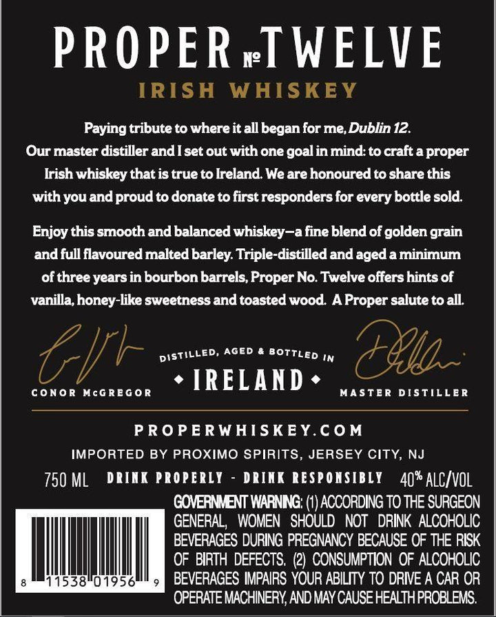 Buy Proper No. Twelve Irish Whiskey online at whiskeyshipped.com and have it shipped to your door nationwide.