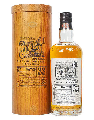 Craigellachie Single Malt Scotch Small Batch 33 Year (750ml)
