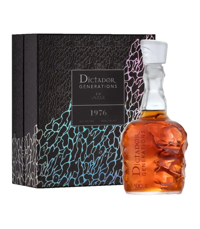 Buy Dictador Generations En Lalique 1976 Aged Rum online at whiskeyshipped.com and have it shipped to your door nationwide.