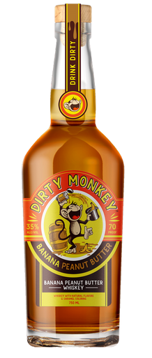 Dirty Monkey Banana Peanut Butter Whiskey (750ml)