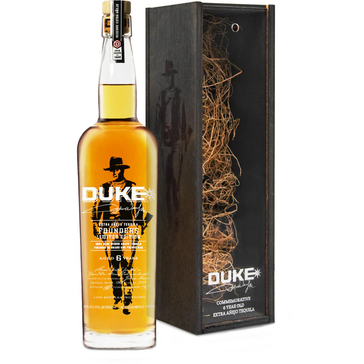 Buy Duke Tequila Extra Anejo Founder's Limited Edition 6 Year online at whiskeyshipped.com and have it shipped to your door nationwide.