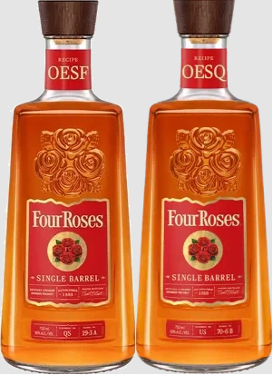 Buy Four Roses Single Barrel OESQ & OESF Bundle online at whiskeyshipped.com and have it shipped to your door nationwide.