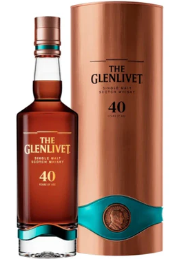 Buy The Glenlivet 40 Year Old Single Malt Scotch Whisky online at whiskeyshipped.com and have it shipped to your door nationwide.