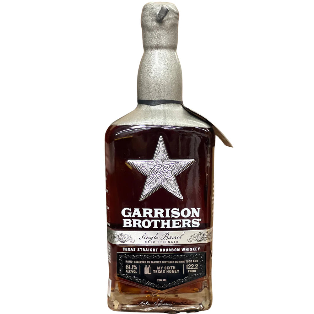 Buy Garrison Brothers Single Barrel Cask Strength Bourbon Whiskey "My Sixth Honey" online at whiskeyshipped.com and have it shipped to your door nationwide.