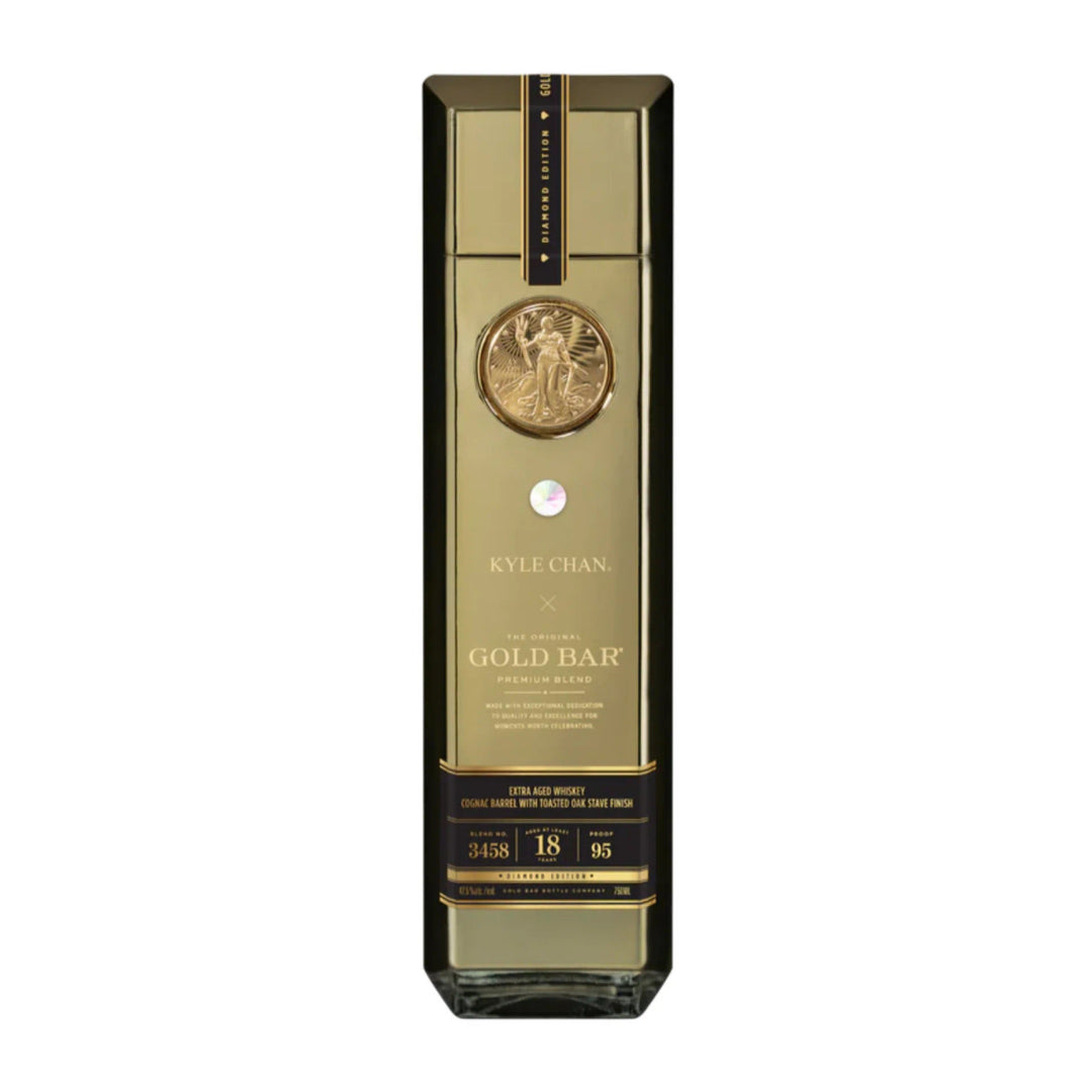 Buy Gold Bar Blended American Whiskey Diamond Edition Cognac Barrel With Toasted Oak Finish 18 Year online at whiskeyshipped.com and have it shipped to your door nationwide.