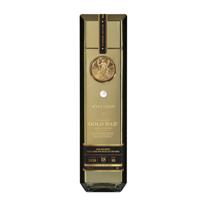 Buy Gold Bar Blended American Whiskey Diamond Edition Cognac Barrel With Toasted Oak Finish 18 Year online at whiskeyshipped.com and have it shipped to your door nationwide.