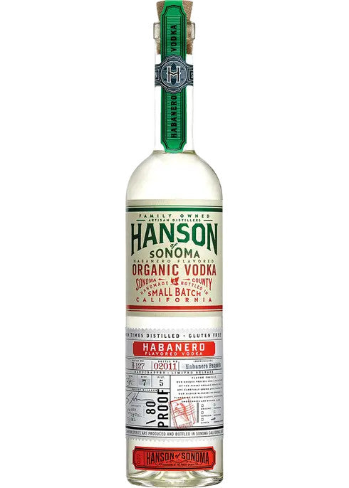 Buy Hanson of Sonoma Habanero Vodka online at whiskeyshipped.com and have it shipped to your door nationwide.