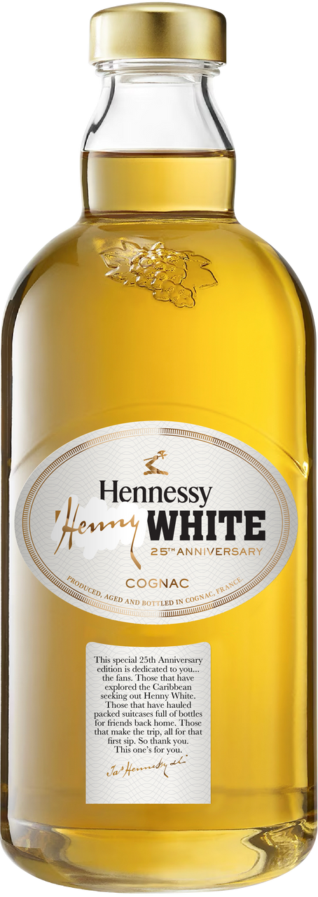 Buy Hennessy Henny White 25th Anniversary Edition Cognac online at whiskeyshipped.com and have it shipped to your door nationwide.