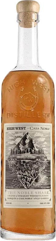 Buy High West x Casa Noble "The Noble Share" Tequila Cask Finished Rye Whiskey online at whiskeyshipped.com and have it shipped to your door nationwide.