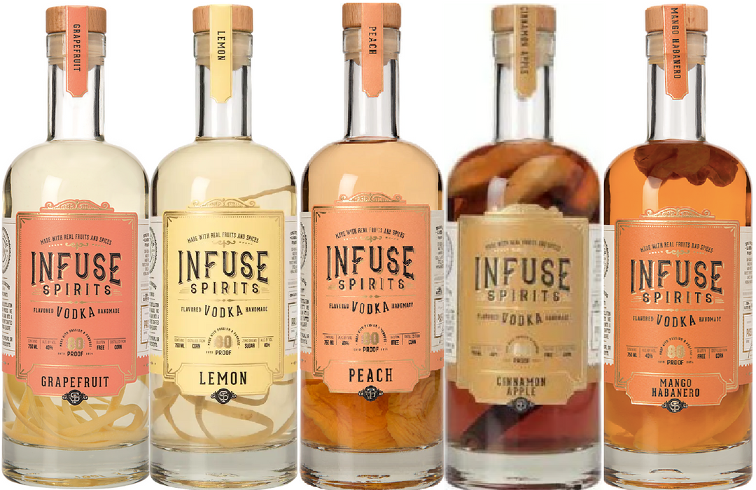 Buy Infuse Spirits *5 Pack* Bundle online at whiskeyshipped.com and have it shipped to your door nationwide.