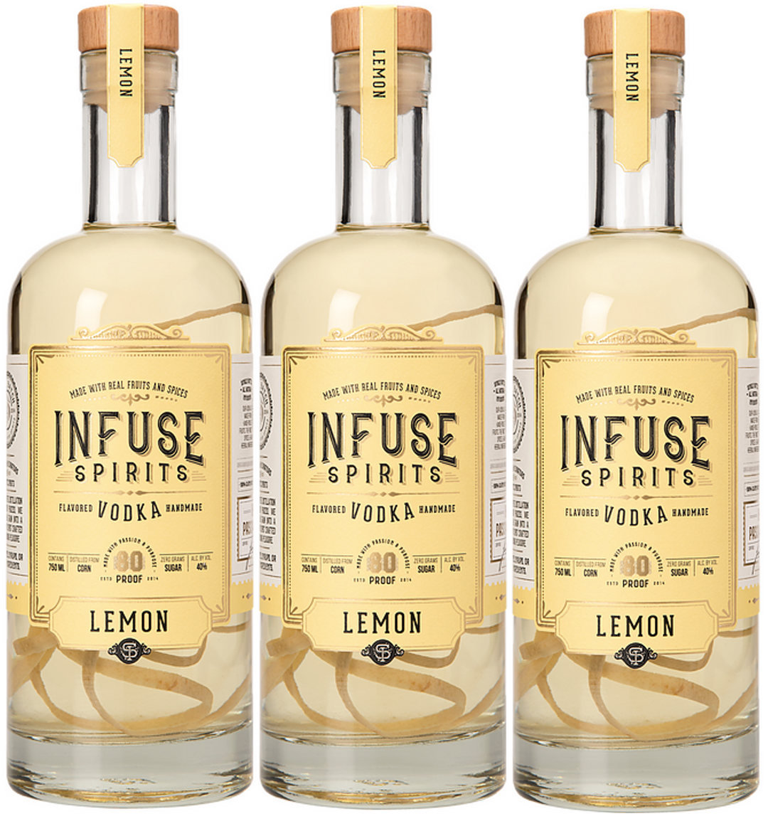 Buy Infuse Spirits Lemon *3 Pack* Bundle online at whiskeyshipped.com and have it shipped to your door nationwide.