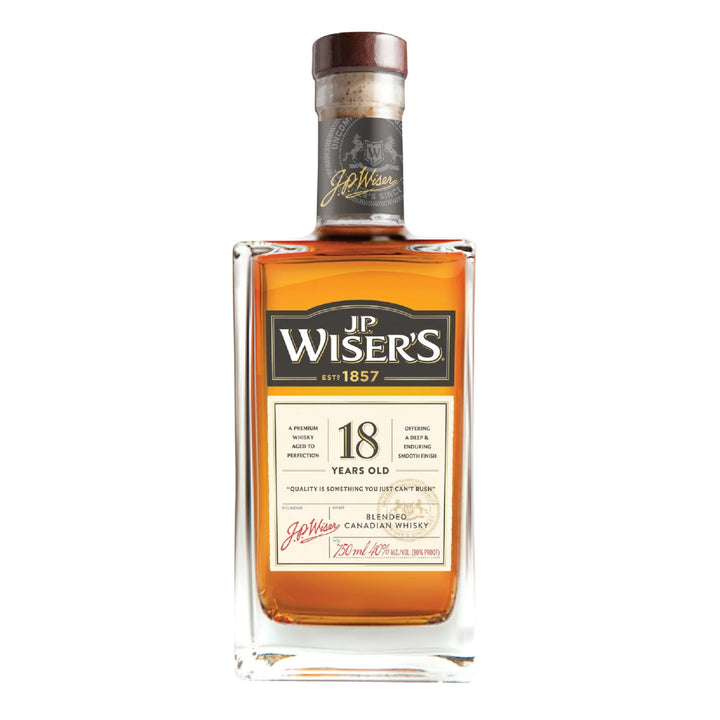 Buy J.P. Wiser's Canadian Whisky Deluxe Very Old 18 Year online at whiskeyshipped.com and have it shipped to your door nationwide.