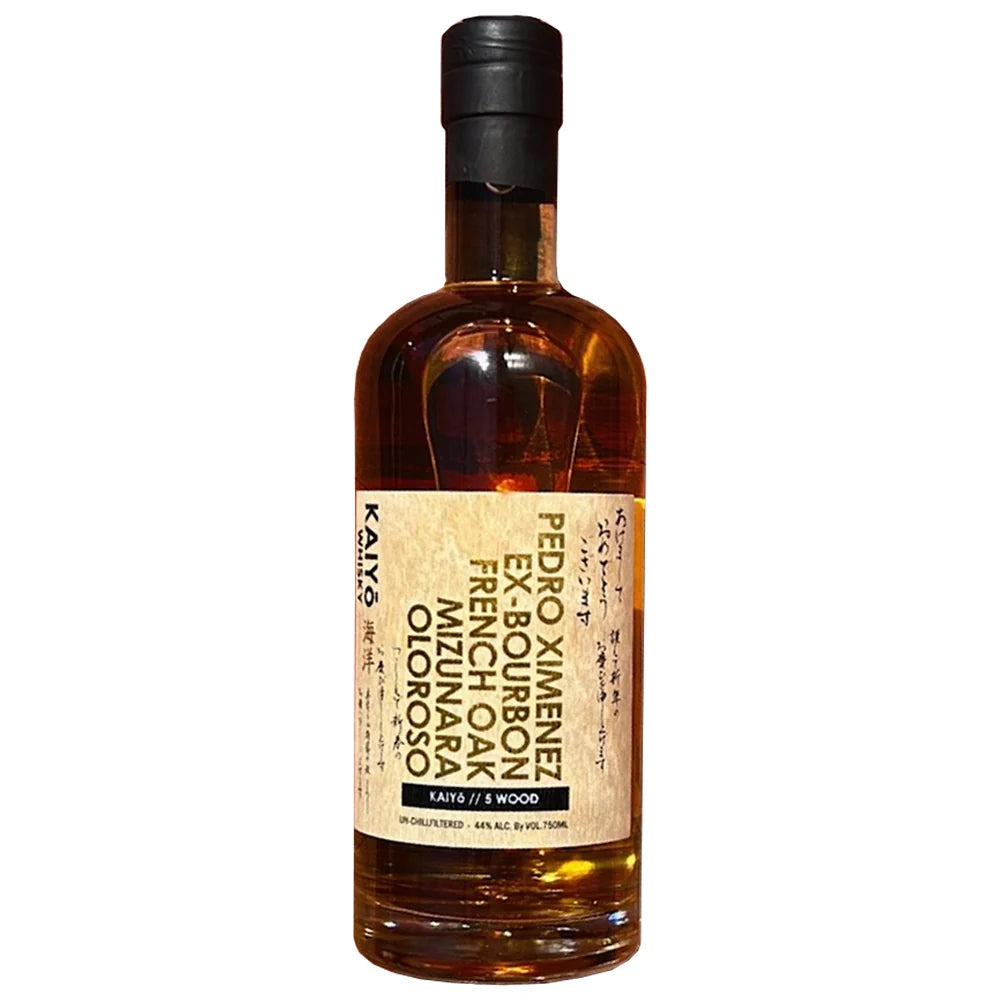 Buy Kaiyo Five Wood Japanese Whisky online at whiskeyshipped.com and have it shipped to your door nationwide.
