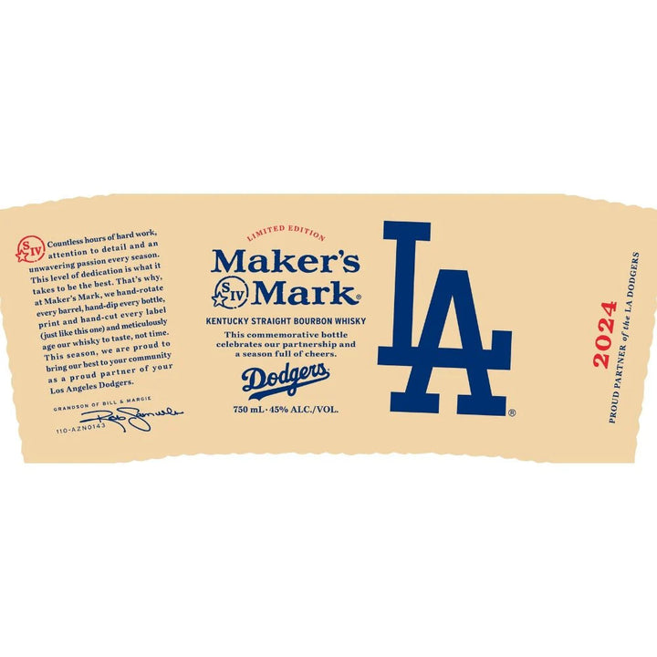 Buy Maker's Mark 2024 LA Dodgers Edition online at whiskeyshipped.com and have it shipped to your door nationwide.