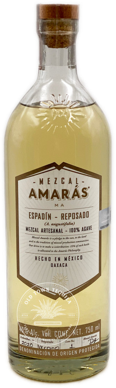 Buy Mezcal Amarás Espadín Reposado online at whiskeyshipped.com and have it shipped to your door nationwide.