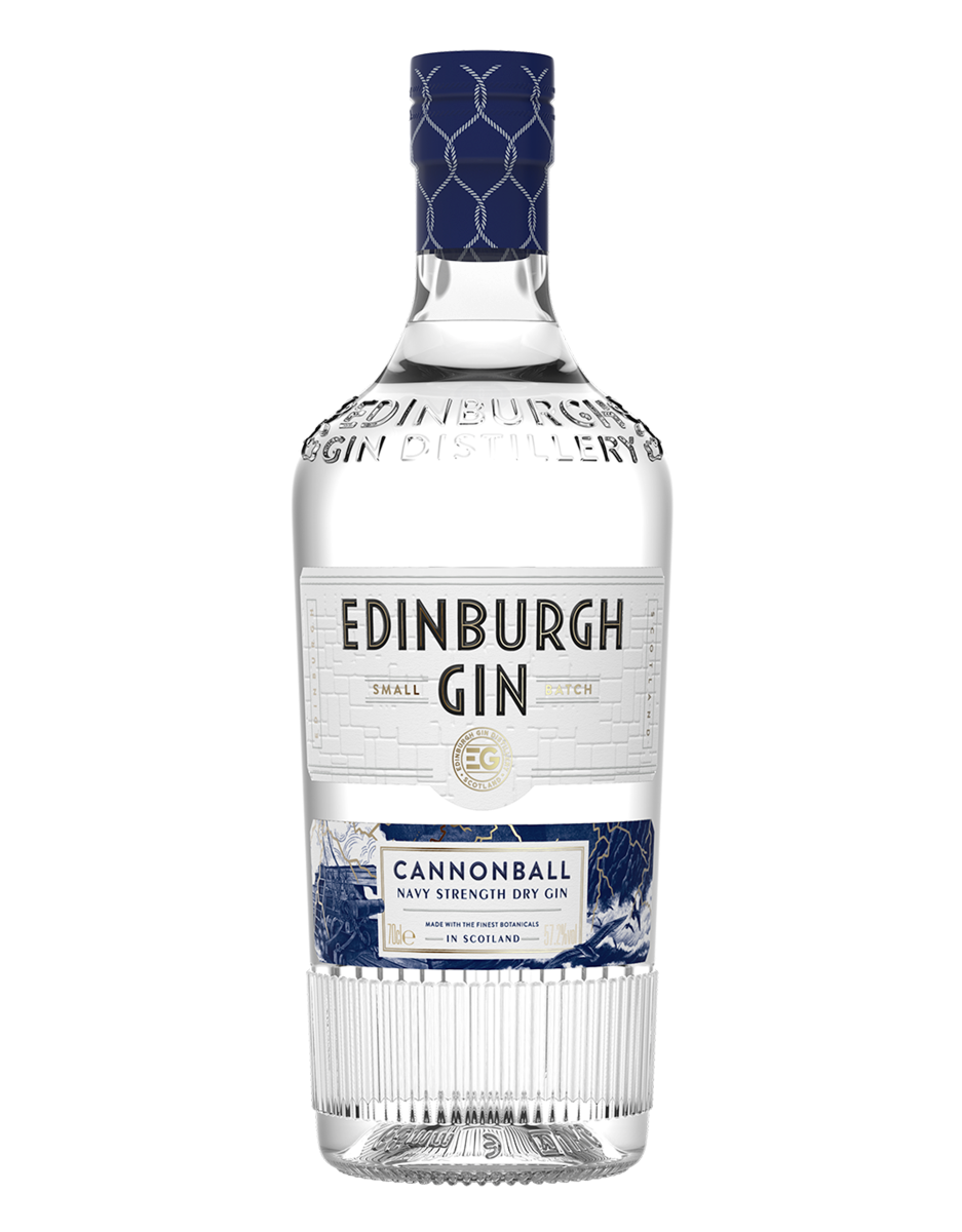 Buy Edinburgh Cannonball Navy Strength Gin online at whiskeyshipped.com and have it shipped to your door nationwide.