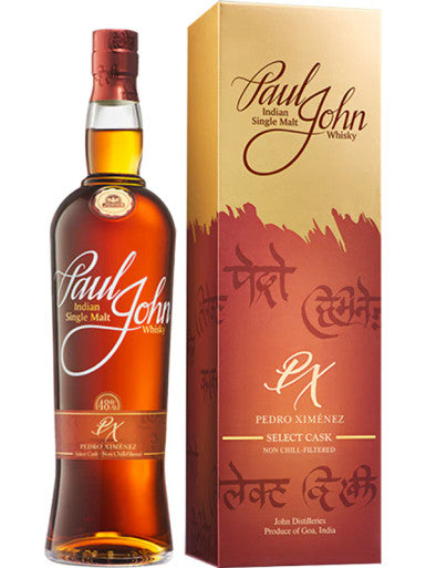 Paul John Single Malt Whisky Px Pedro Ximenez Select Cask (750ml)