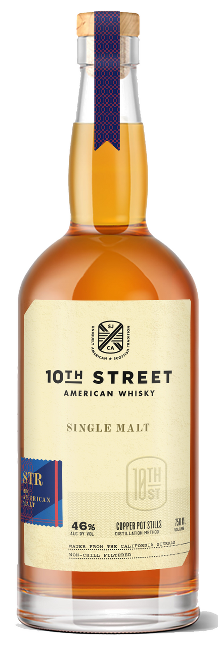 Buy 10th Street American Whiskey Single Malt Straight Bourbon online at whiskeyshipped.com and have it shipped to your door nationwide.