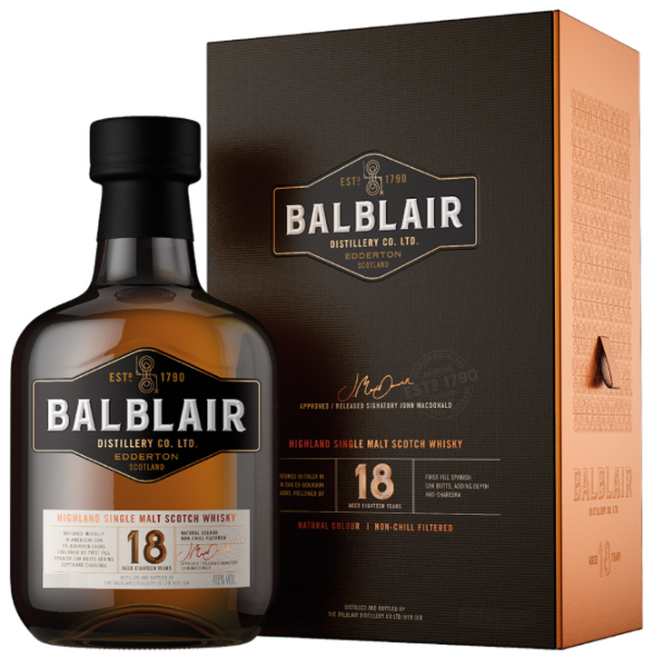 Buy Balblair Single Malt Scotch 18 Year online at whiskeyshipped.com and have it shipped to your door nationwide.