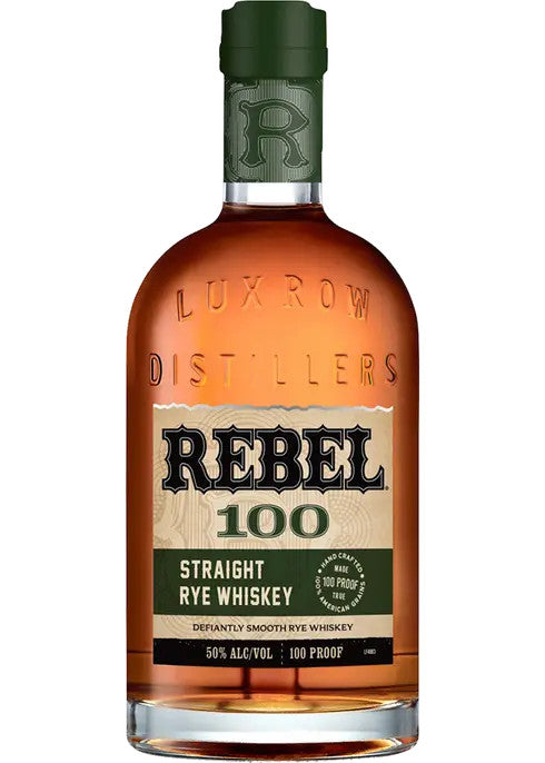 Buy Rebel 100 Straight Rye Whiskey online at whiskeyshipped.com and have it shipped to your door nationwide.