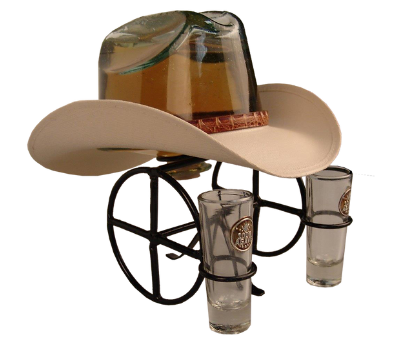 Buy Rodeo Hat Gold Tequila with Shot Glasses online at whiskeyshipped.com and have it shipped to your door nationwide.