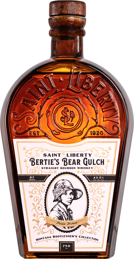 Saint Liberty Bertie’s Bear Gulch Straight Bourbon Whiskey (750ml)