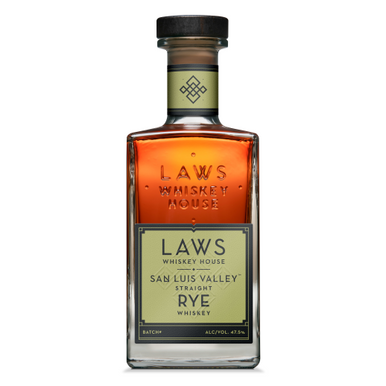 Laws Whiskey House San Luis Valley Straight Rye Whiskey (750ml)