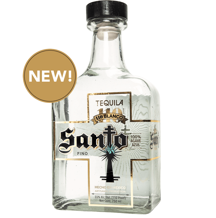 Buy Santo Tequila Blonco 110 online at whiskeyshipped.com and have it shipped to your door nationwide.