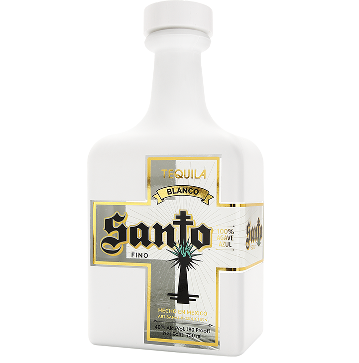 Buy Santo Tequila Blonco 80 Fino online at whiskeyshipped.com and have it shipped to your door nationwide.