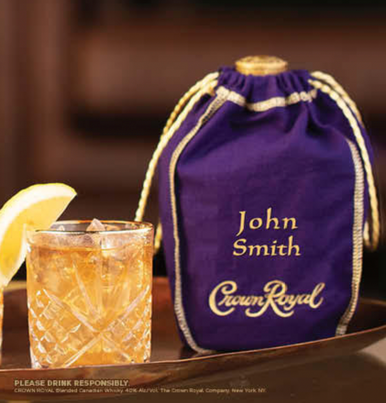 Crown Royal Peach with Free Embroidered Bag (Must order by Nov 23rd)