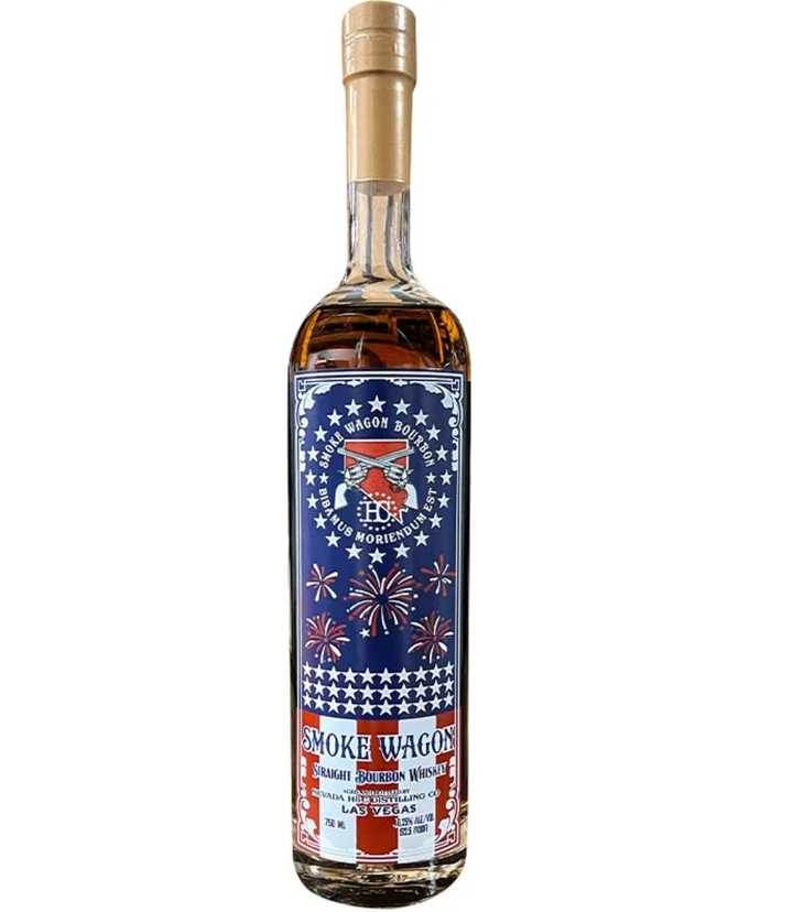 Buy Smoke Wagon Straight Bourbon 4th of July Limited 2023 online at whiskeyshipped.com and have it shipped to your door nationwide.