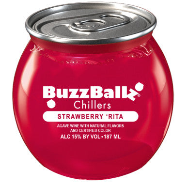 Buzzballz Strawberry 'Rita Chillers (187ml)