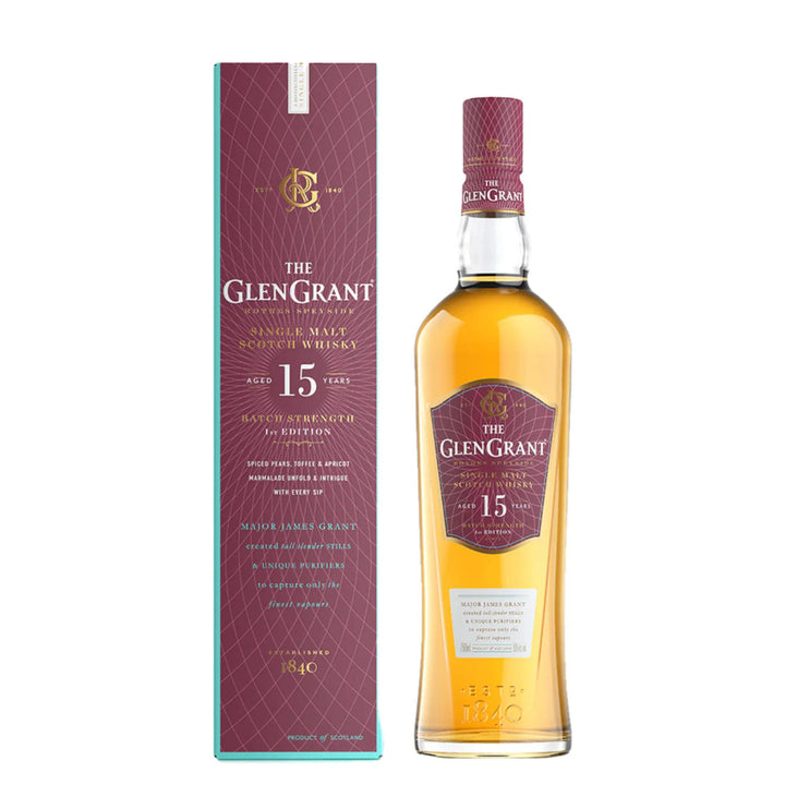 Buy Glen Grant Scotch 15 Year Single Malt Whisky online at whiskeyshipped.com and have it shipped to your door nationwide.