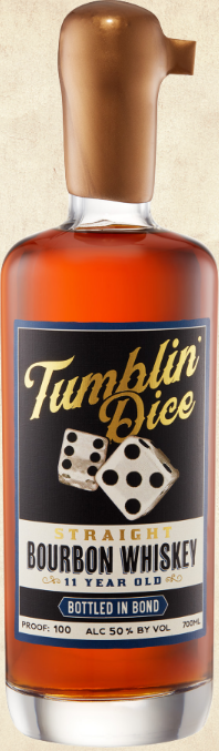 Buy Tumblin Dice 11 Year Old Bottled-In-Bond Bourbon Whiskey online at whiskeyshipped.com and have it shipped to your door nationwide.