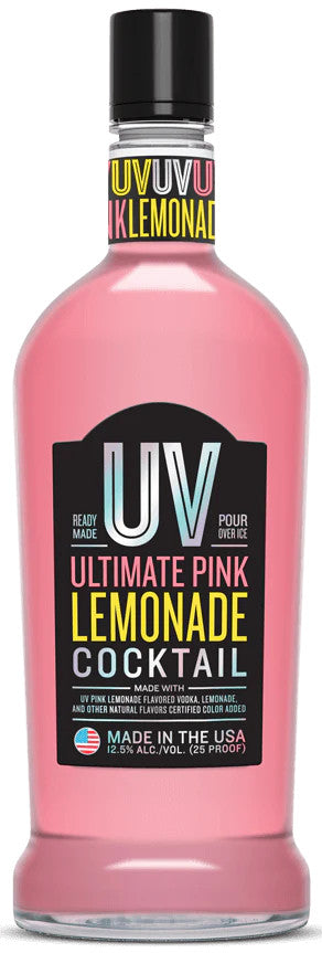 Buy UV Ultimate Pink Lemonade Cocktail online at whiskeyshipped.com and have it shipped to your door nationwide.