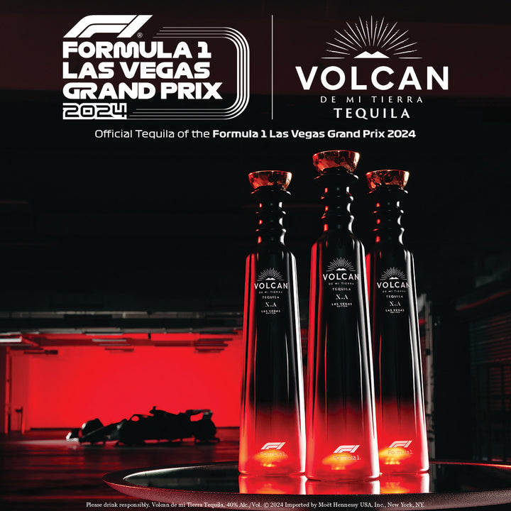 Buy Volcan De Mi Tierra Reposado Tequila XA 2024 Las Vegas Grand Prix F1 Limited Edition online at whiskeyshipped.com and have it shipped to your door nationwide.