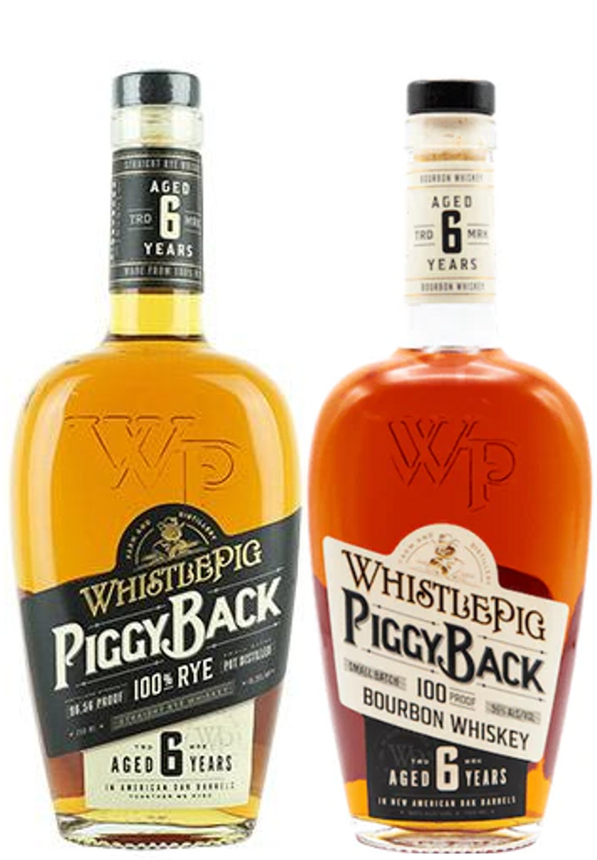 Buy Whistlepig Piggyback Rye & Bourbon *2 Pack* Bundle online at whiskeyshipped.com and have it shipped to your door nationwide.