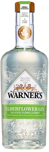 Warner's Elderflower Gin (750ml)