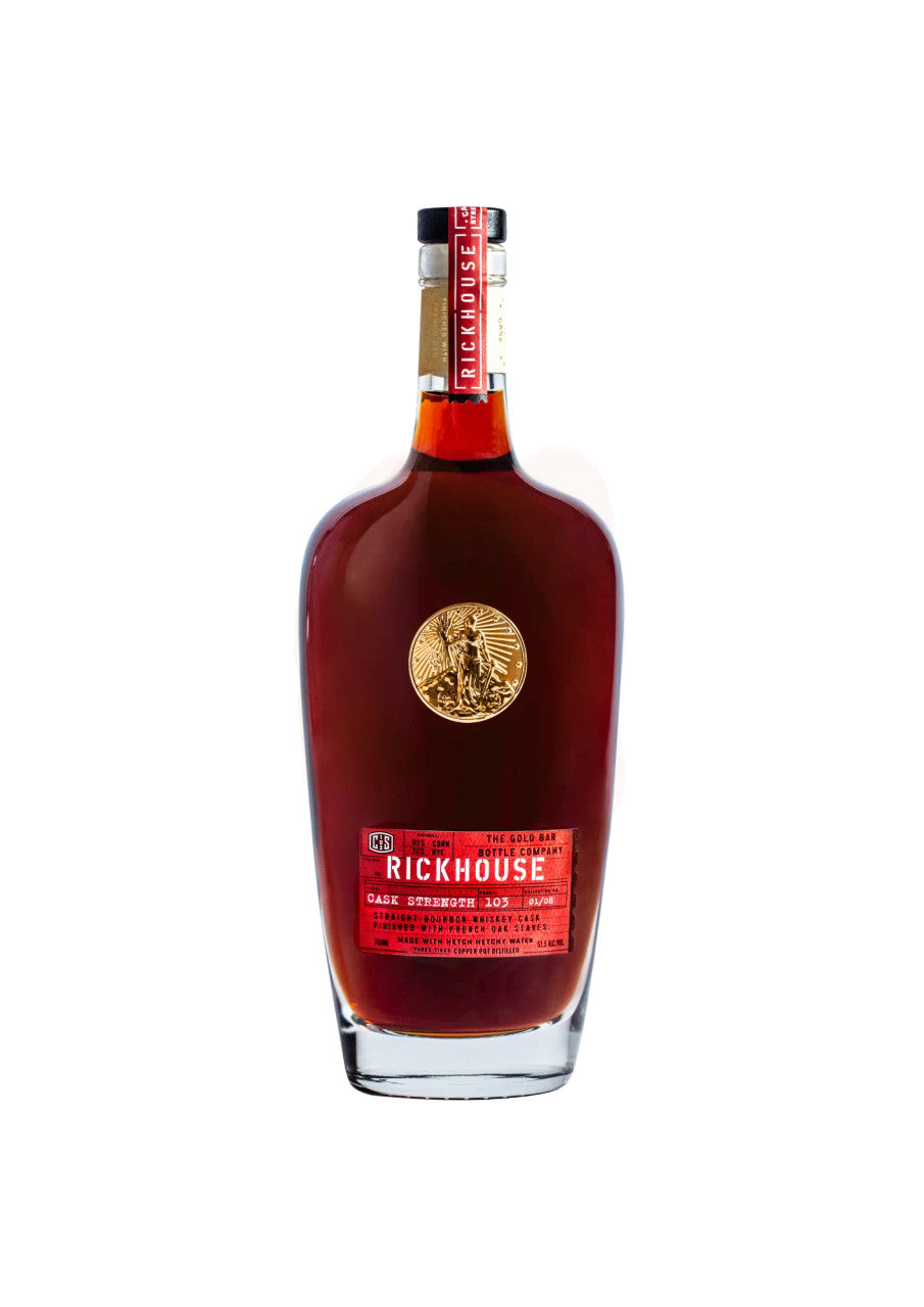 Buy Gold Bar Straight Bourbon Whiskey Rickhouse Cask Strength online at whiskeyshipped.com and have it shipped to your door nationwide.
