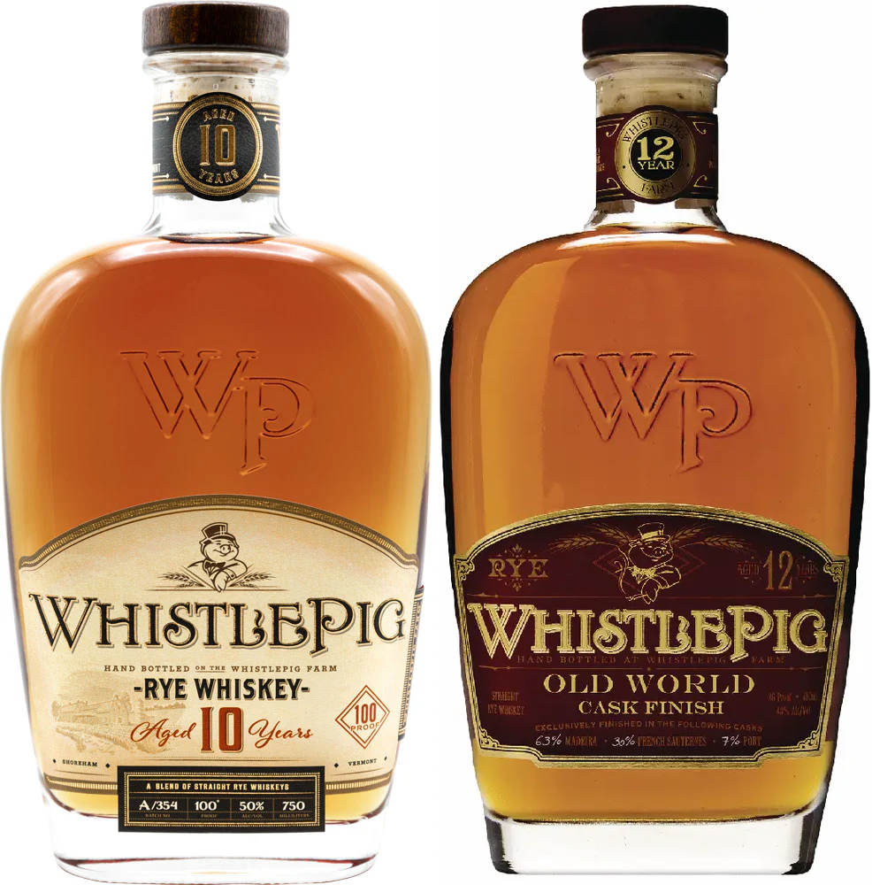Buy Whistlepig Rye 10 & 12 Year *2 Pack* Bundle online at whiskeyshipped.com and have it shipped to your door nationwide.