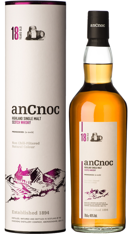 Buy Ancnoc Single Malt Scotch 18 Year online at whiskeyshipped.com and have it shipped to your door nationwide.