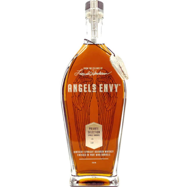 Buy Angel's Envy Private Selection Single Barrel Bourbon Whiskey Finished In Port Wine Barrels online at whiskeyshipped.com and have it shipped to your door nationwide.