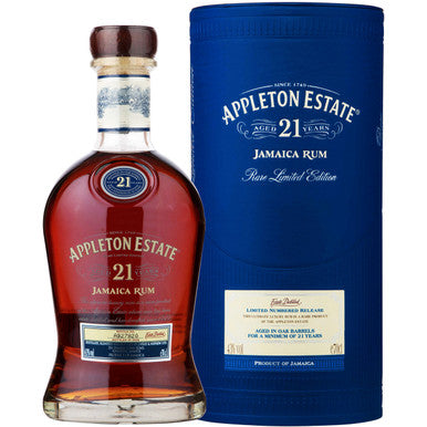 Appleton Estate 21 Year Old Jamaican Rum (750ml)