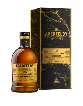 Buy Aberfeldy Single Malt Scotch Exceptional Cask Series Double Cask 26 Year online at whiskeyshipped.com and have it shipped to your door nationwide.