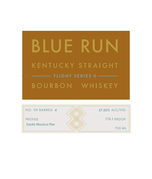 Buy Blue Run Straight Bourbon Flight Series Ii Bb6 Blend N Santa Monica Pier online at whiskeyshipped.com and have it shipped to your door nationwide.