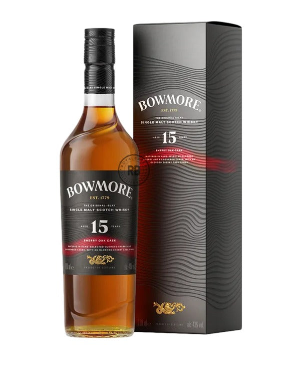 Buy Bowmore Single Malt Scotch 15 Year Whisky online at whiskeyshipped.com and have it shipped to your door nationwide.
