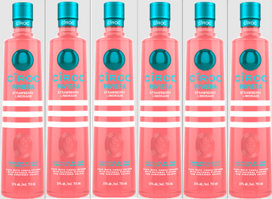 Ciroc Riviera Strawberry Limonade Limited Edition Vodka *6PACK* (6x750ml)