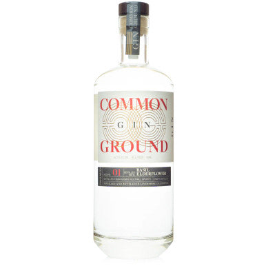 Common Ground Spirits Gin Recipe Basil & Elderflower (750ml)