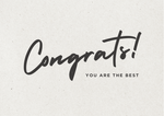 Congrats!